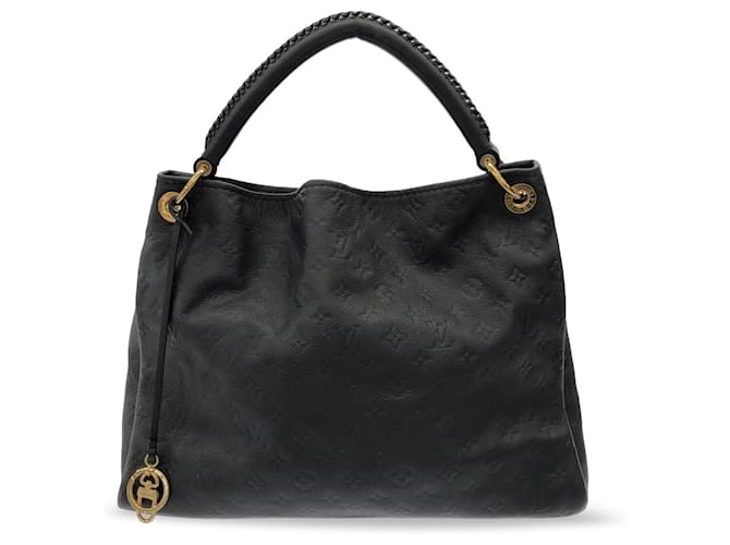 Louis Vuitton Monograma preto Empreinte Artsy MM Couro Lona  ref.1420804