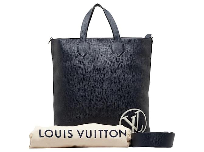 Louis Vuitton Louis Vuitton Eastside Tote Handtasche M53428 aus Trianon Leder Leder Tote Bag M53428 in guter Kondition Blau  ref.1420867