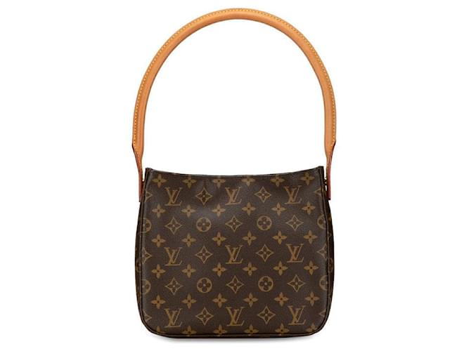 Looping Louis Vuitton Bucle MM en muy buen estado. Castaño Lienzo  ref.1420872