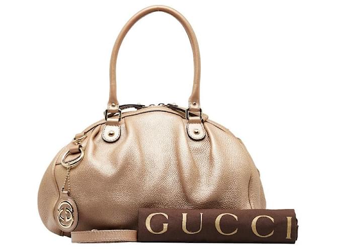 Bolsa de couro Gucci Sukey 2WAY 223974 em muito bom estado Rosa  ref.1420888