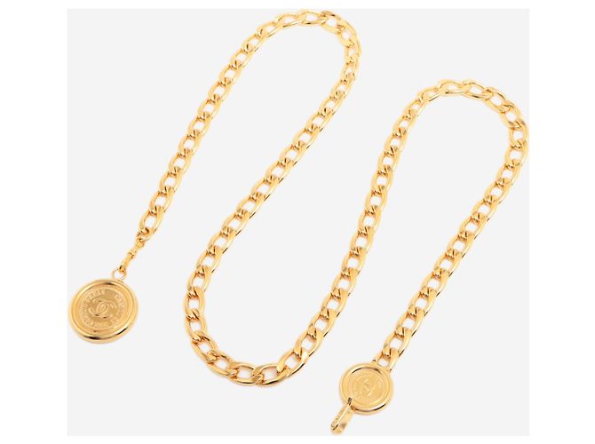 Chanel oro 31 Cinturón Rue Cambon Dorado