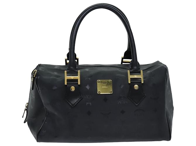 MCM Visetos Negro Lienzo  ref.1420965