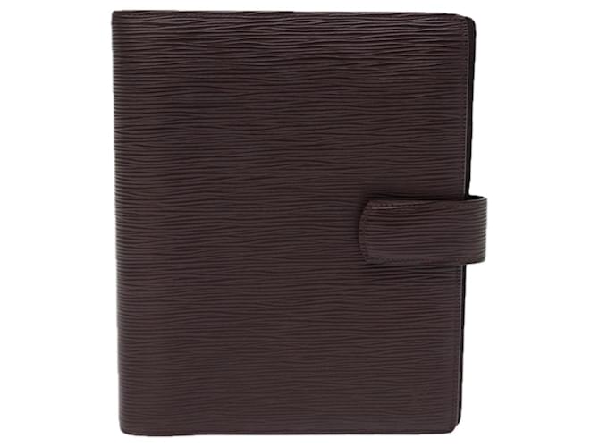 Couverture agenda Louis Vuitton Cuir Marron  ref.1420968