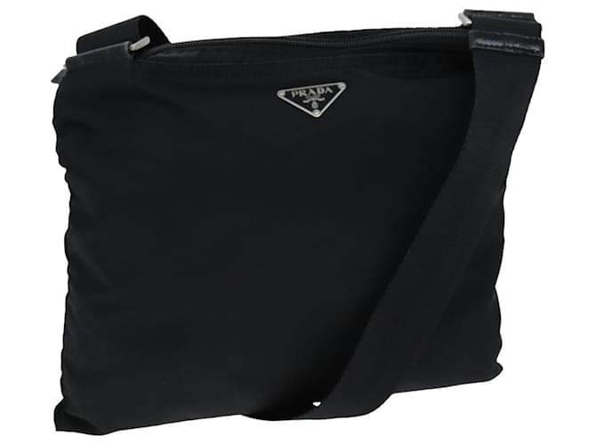 PRADA Shoulder Bag Nylon Black Auth 74852  ref.1420985