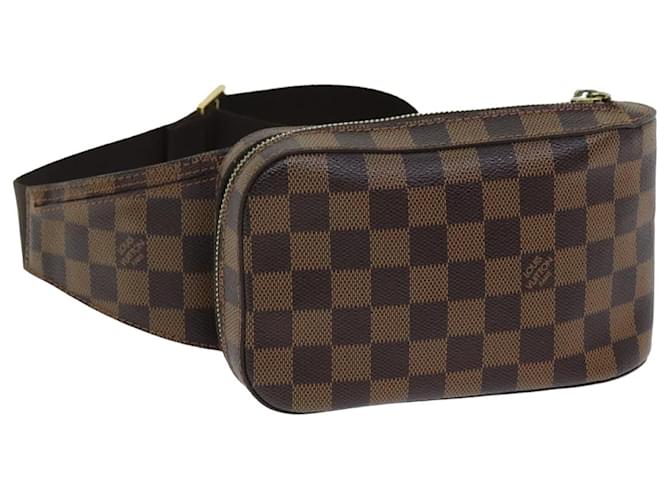 LOUIS VUITTON Damier Ebene Geronimos Bolsa de ombro N51994 LV Auth am6396  ref.1421016