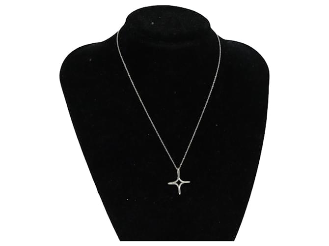 Autre Marque Tiffany et compagnie. Collier Ag925 Silver Auth am6392 Argenté  ref.1421017