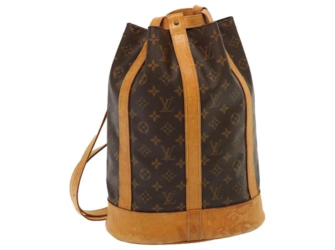 LOUIS VUITTON Monogram Randonnee PM Sac à bandoulière M42243 M. d'authentification LV151 Toile Monogramme  ref.1421025