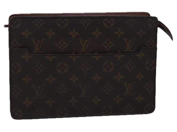 LOUIS VUITTON Monogram Pochette Homme Clutch Bag M51795 LV Auth 76225 Cloth ref.1421041 Joli Closet