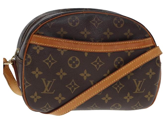 Bolsa de ombro LOUIS VUITTON Monogram Blois M51221 LV Auth ar11951b Monograma Lona  ref.1421057