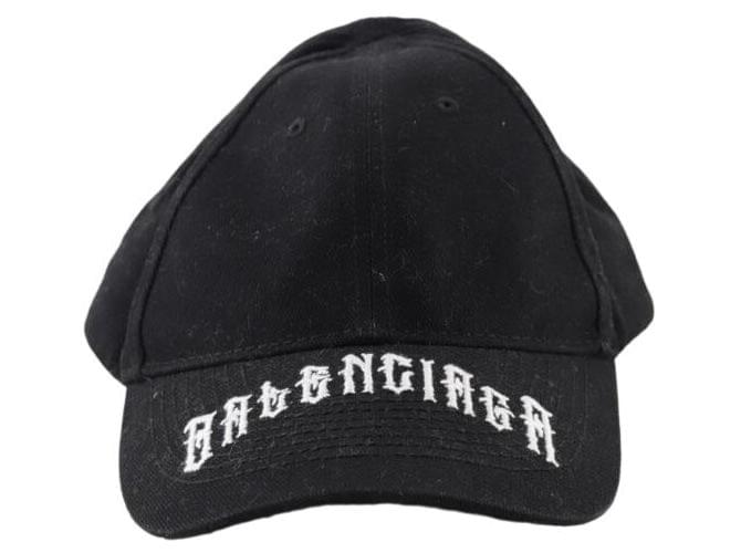 Balenciaga Cotton cap Black  ref.1421143