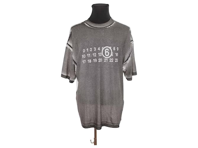 Maison Martin Margiela T-shirt en coton Gris  ref.1421153