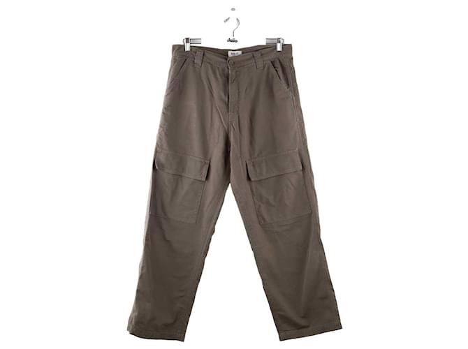 Autre Marque Cotton pants Khaki  ref.1421167