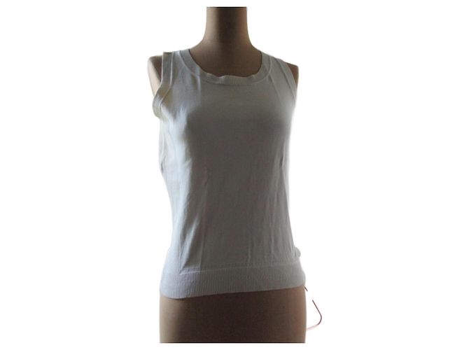 Barbara Bui Silk Top Eggshell Size M