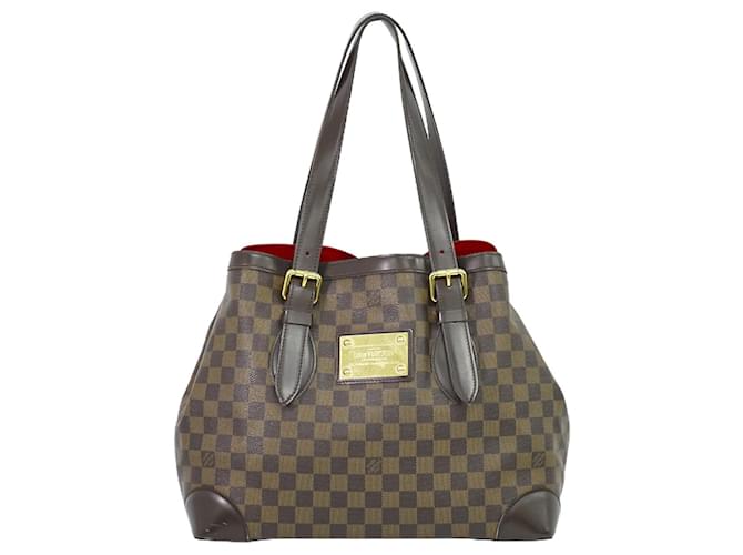 Louis Vuitton Hampstead Castaño Lienzo  ref.1421219