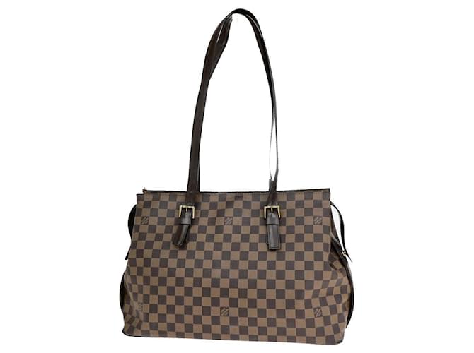 Louis Vuitton Chelsea Castaño Lienzo  ref.1421233