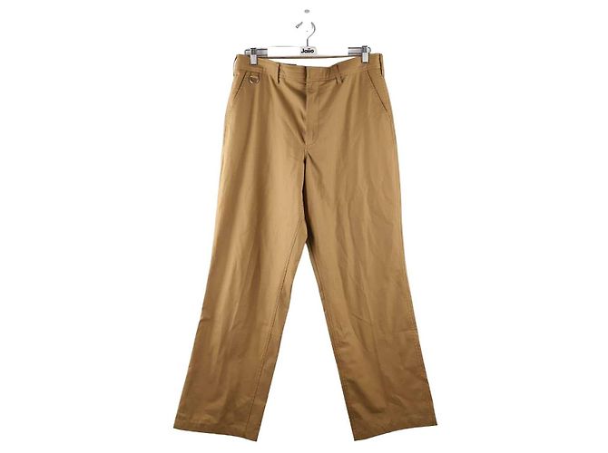 Burberry Pantaloni in cotone marrone