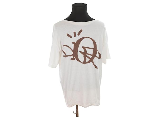 Dior Cotton T-shirt White  ref.1421249