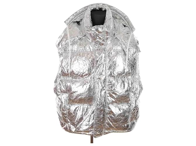 Ami Puffer Silvery Synthetic  ref.1421251