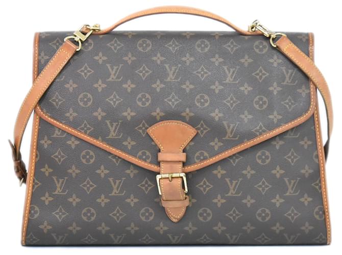 Louis Vuitton Beverly Braun Leinwand  ref.1421342