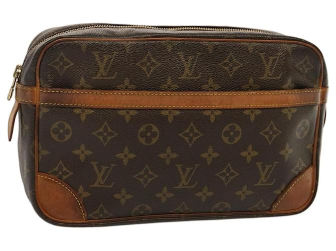 Louis Vuitton Compiegne 28 Brown Cloth  ref.1421354