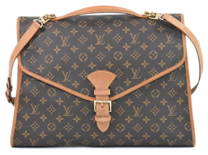 Louis Vuitton Beverly Braun Leinwand  ref.1421355