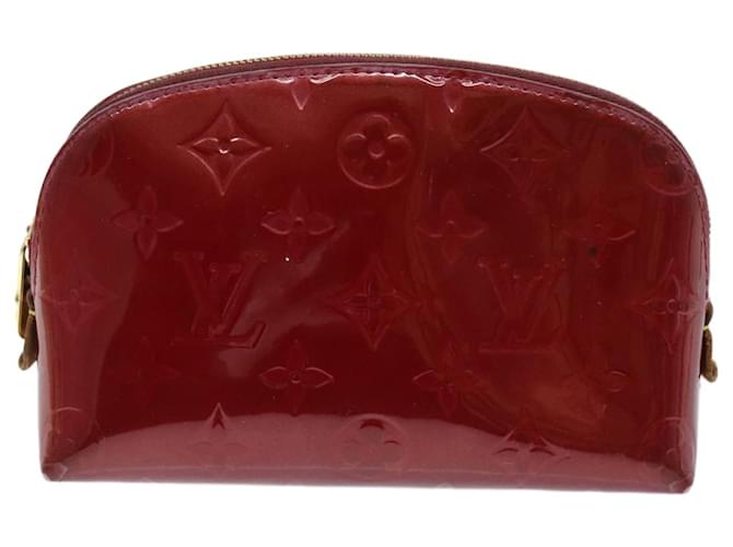 Pasta de maquiagem Louis Vuitton Vermelho Couro envernizado  ref.1421356