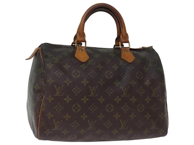 Louis Vuitton Speedy 30 Marrom Lona  ref.1421380