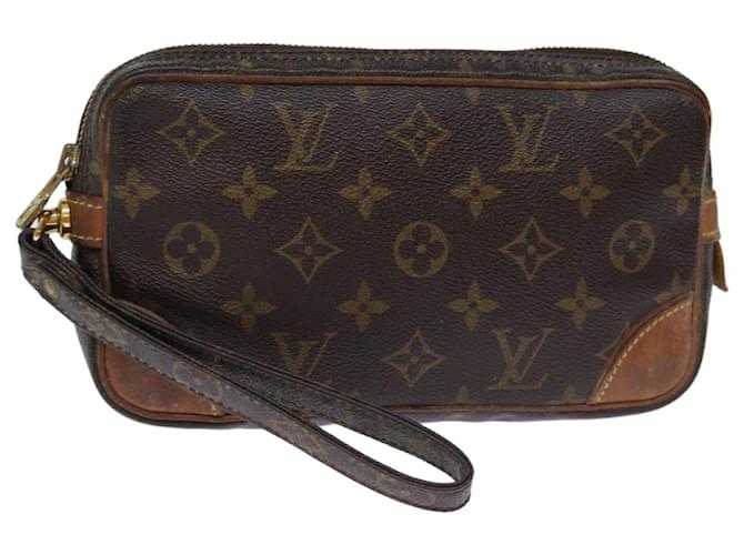 Louis Vuitton Marly Dragonne Brown Cloth  ref.1421392