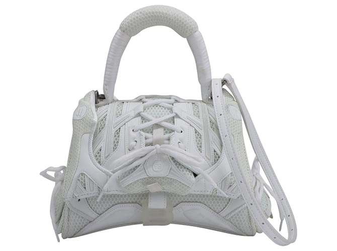 Sac à main Balenciaga Sneakerhead Small en polyester blanc Écru  ref.1421428