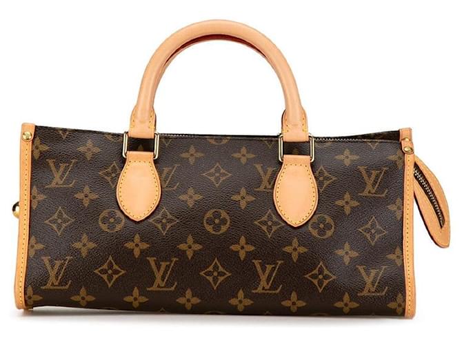 Bolsa Louis Vuitton Monogram Popincourt M40009 em PVC marrom em muito bom estado Plástico  ref.1421525