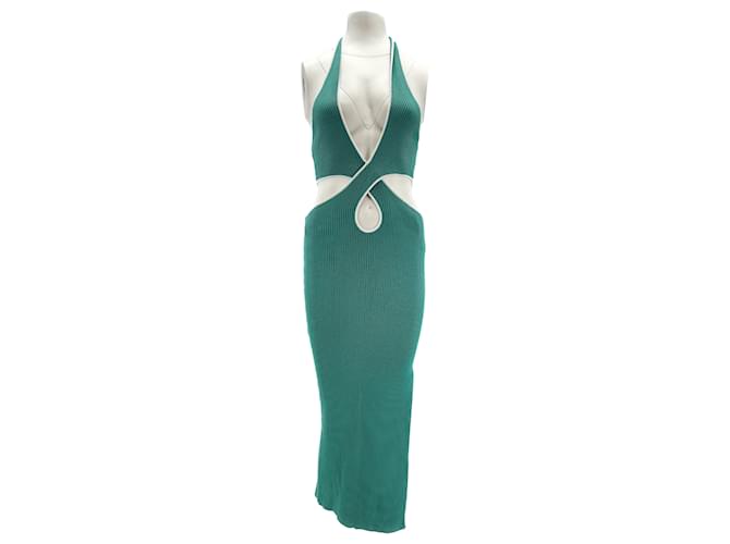 Autre Marque SAN SLOANE  Dresses T.International XS Viscose Green  ref.1421596