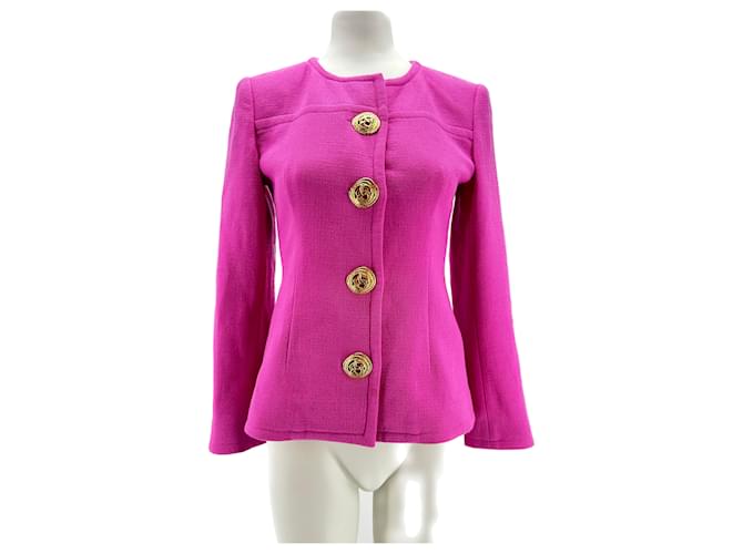 Autre Marque NANA JACQUELINE  Jackets T.International S Wool Pink  ref.1421597