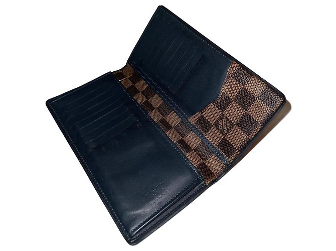 Louis Vuitton wallet brown leather