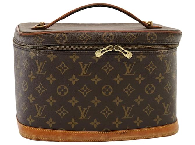 LOUIS VUITTON Bolsa de Mão Monogram Nice M47280 LV Auth 77512 Monograma Lona  ref.1421821