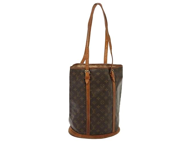 LOUIS VUITTON Bolsa de Hombro Monogram Bucket GM M42236 LV Auth 77428 Monograma Lienzo  ref.1421825