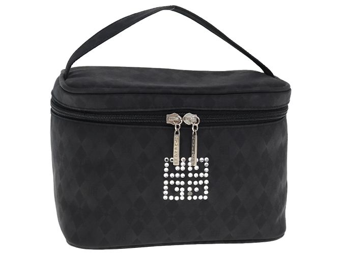 Neceser de maquillaje Vanity GIVENCHY de nylon negro Auth am6346