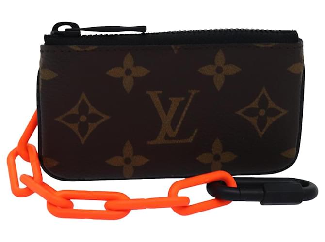 LOUIS VUITTON Monogram Solar Powered Ray Pochette Cles M44487 LV Auth 76436A Cloth  ref.1421868