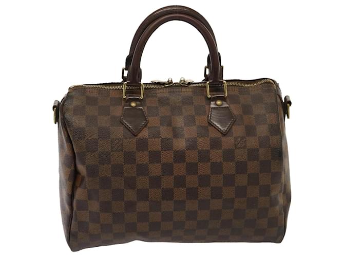 LOUIS VUITTON Bolso de Mano Bandoulière Speedy Damier Ebene 30 N41367 LV Auth 77279  ref.1421908