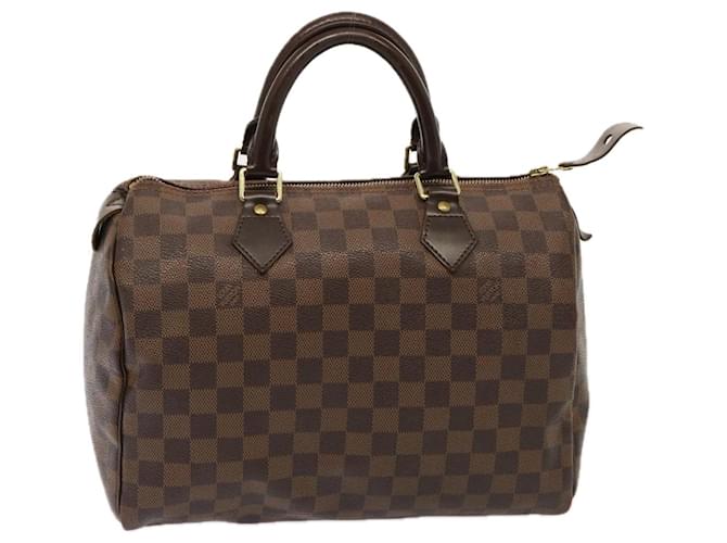 LOUIS VUITTON Damier Ebene Speedy 30 Hand Bag N41364 LV Auth 77280  ref.1421930