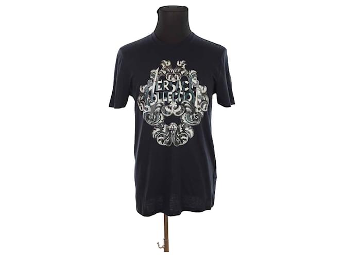 Versace T-shirt en coton Bleu  ref.1421959