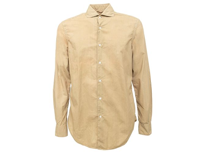 Camisa Aspesi de algodón caqui