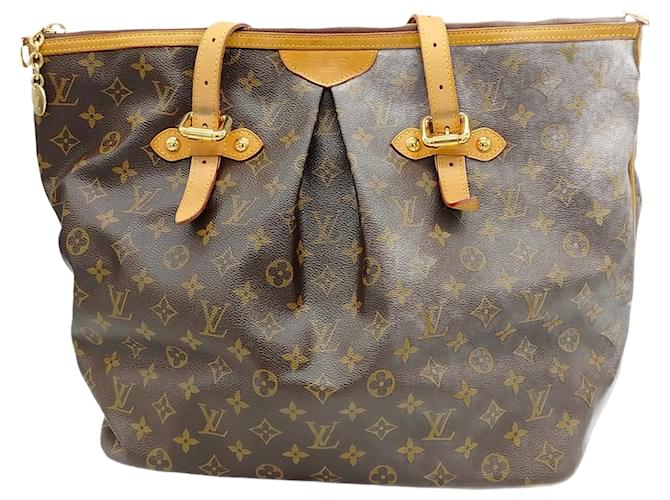 Borsa a mano Monogram Palermo GM di Louis Vuitton Marrone  ref.1421985