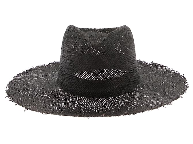 Autre Marque JANESSA LEONE  Hats T.International S Wicker Brown  ref.1422110