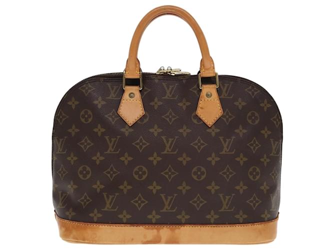 Louis Vuitton Alma Brown Cloth  ref.1422305