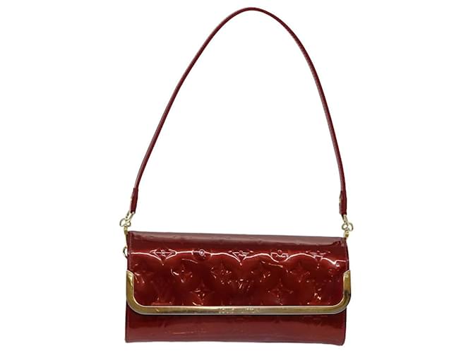 Louis Vuitton Rossmore Dark red Patent leather  ref.1422340