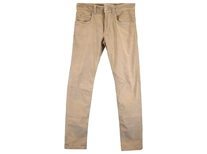 Loro Piana Slim Fit Pants in Beige Cotton  ref.1422400