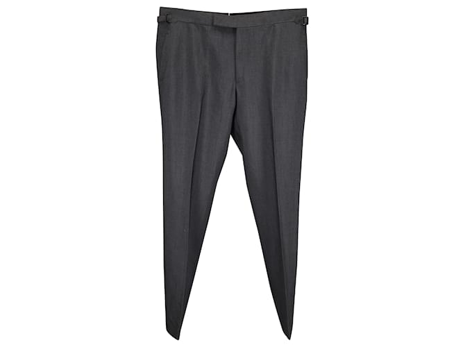 Tom Ford Shelton Suit Trousers in Grey Wool  ref.1422432