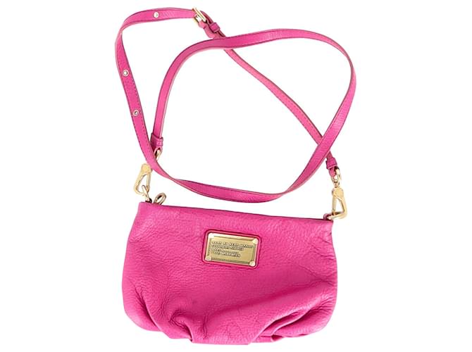 Bolsa transversal Classic Q Percy da Marc by Marc Jacobs em couro rosa  ref.1422449