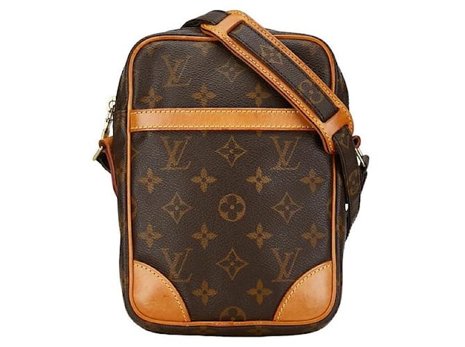 Sac à bandoulière en toile Louis Vuitton Danube M45266 en bon état Marron  ref.1422461