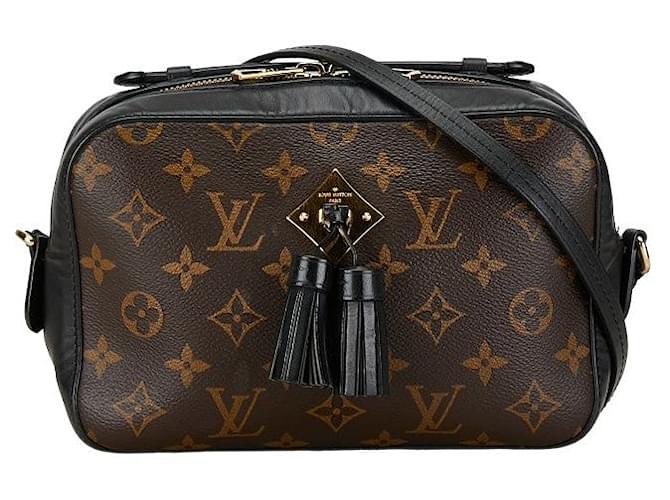 Bolsa Louis Vuitton Monogram Santonge 2WAY M43555 em muito bom estado Preto Plástico  ref.1422465